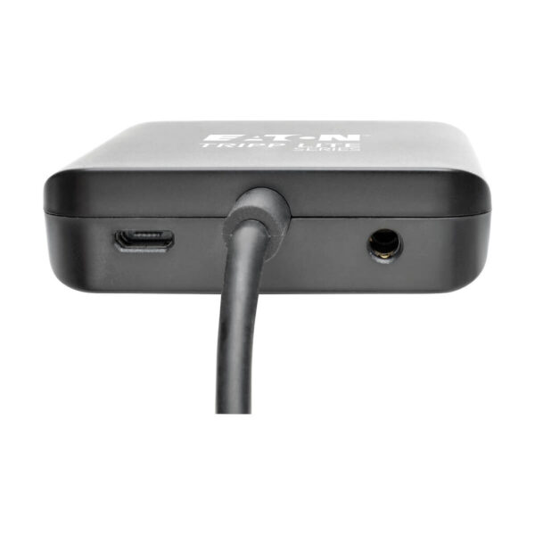 Tripp Lite series 4K HDMI Audio De-Embedder/Extractor with TOSLINK and 3.5 mm Stereo Output, 5.1 Channel, HDCP, 4K 30Hz, 6-in. (15.24 cm)