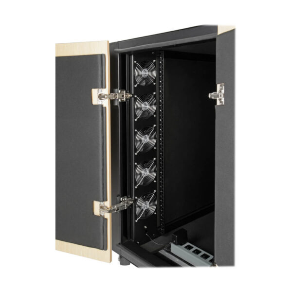 Tripp Lite series SmartRack Sound Proof Half-Height Server Rack Enclosure, 18U
