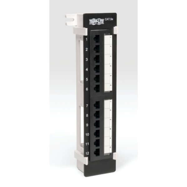 a1996dcb0120feaa2f86ba4584c641c6 Tripp Lite series 12-Port Wall-Mount Cat5e Patch Panel, 568B, RJ45 Ethernet, TAA - N050-012