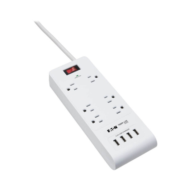 a1a4d61c42c83eeda5c934122d670472 Tripp Lite TLP64USBRA15 surge protector White 6 AC outlet(s) 110 - 125 V 4,57 m