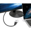 Tripp Lite series USB-C to HDMI Adapter (M/F) 4K 60 Hz, HDCP 2.2, Right-Angle USB-C, White