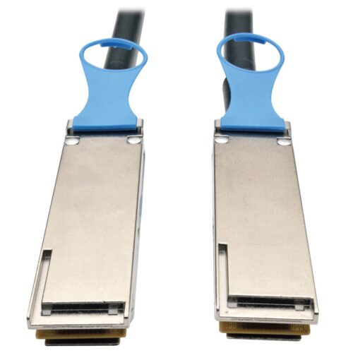 Tripp Lite series QSFP28 to QSFP28 100GbE Passive DAC Cable (M/M), QSFP-100G-CU1M Compatible, 1M (3.28 ft.)