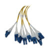 Tripp Lite series Preloaded Fiber Panel, 1U - 4x (8x LC/LC Duplex M/M) 16F Trunk Cables, OS2 Singlemode, 10 m (32.8 ft.)