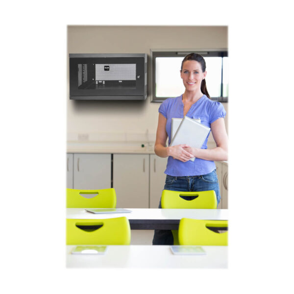 Tripp Lite series SmartRack 9U Low-Profile Switch-Depth Wall-Mount Mini Rack Enclosure