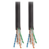 Tripp Lite series Cat6 Gigabit Solid Core UTP PVC Bulk Ethernet Cable, Black, 1000 ft. (304.8 m), TAA