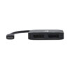 Tripp Lite series USB-C Adapter, Dual Display - 4K 60 Hz DisplayPort, 8K, HDR, 4:4:4, HDCP 2.2, DP 1.4 Alt Mode, Black