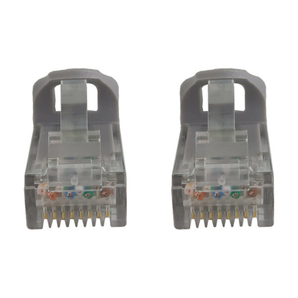 Tripp Lite series Cat6a 10G Snagless Molded UTP Ethernet Cable (RJ45 M/M), PoE, Gray, 2 ft. (0.6 m)