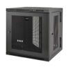Tripp Lite series SmartRack 12U Low-Profile Switch-Depth Wall-Mount Small Rack Enclosure, Hinged Back