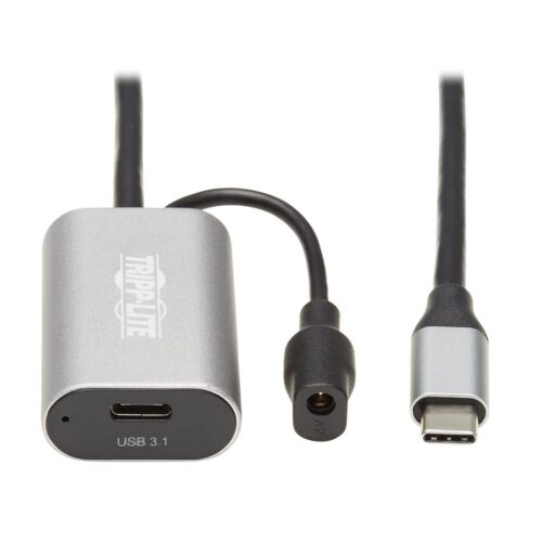 Tripp Lite series USB 3.2 Gen 1 Active Extension Cable - USB-C to USB-C (M/F), 5 Gbps, Data Only, 5 m (16.4 ft.)