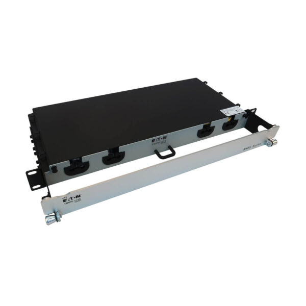 Tripp Lite series Preloaded Fiber Panel, 1U - 4x (8x LC/LC Duplex M/M) 16F Trunk Cables, OS2 Singlemode, 10 m (32.8 ft.)