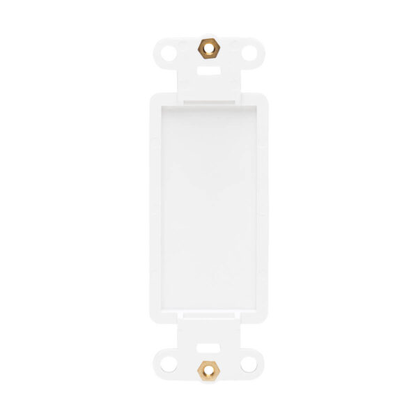 a26bf58d91e234a85efa9d07be56eede Tripp Lite series Center Plate Insert, Decora Style - Vertical, Blank, TAA