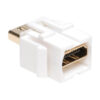 Tripp Lite series HDMI Keystone Wallplate Coupler, White (F/F)