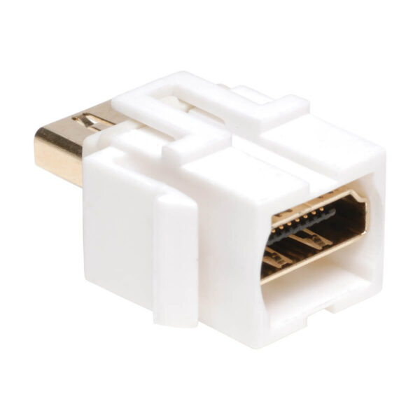 Tripp Lite series HDMI Keystone Wallplate Coupler, White (F/F)