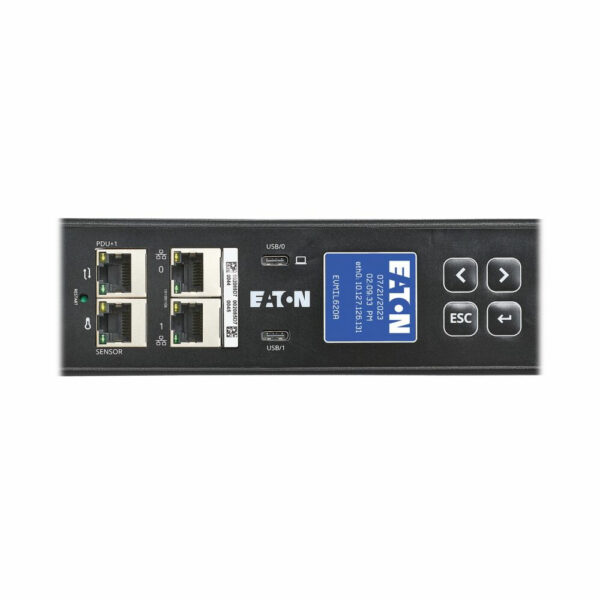 a286e3bcc0cbb5a8f6cbb55a0313f714 Eaton Single-Phase Metered Input Rack PDU G4, 100-240V, 24 Outlets, 16A, 3.8kW, C20/L6-20 Input, 10 ft. Cord, 0U Vertical
