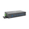 Tripp Lite series 7-Port Industrial-Grade USB 3.x (5Gbps) Hub - 20 kV ESD Immunity, Metal Housing, Mountable