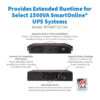 a2a665b496f1ef2dd03f1bd1d7a0c226 48V Extended Battery Module (EBM) for SmartOnline UPS Systems, 2U Rack/Tower, TAA