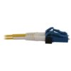 Tripp Lite series 400G Duplex Singlemode 9/125 OS2 Switchable Fiber Optic Cable (LC/UPC M/M), LSZH, Yellow, 5 m (16.8 ft.)