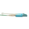 a2fbe237d448f4b02df6bd3121411598 Tripp Lite series MTP/MPO Fan-out Cable with Push/Pull Tab Connectors, MTP/MPO to 4xLC, 40GbE, 40GBASE-SR4,OM3 Plenum-rated - Aqua, 2M (6.56 ft.)
