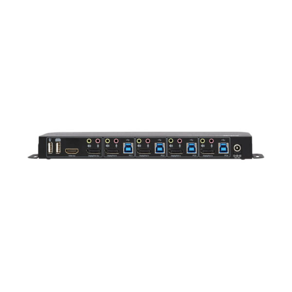 Tripp Lite series 4-Port DisplayPort/USB KVM Switch - 4K 60 Hz, HDR, HDCP 2.2, IR, DP 1.4, USB Sharing