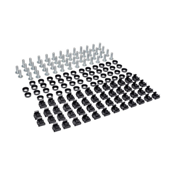 Tripp Lite series SmartRack Square Hole Hardware Kit with 50 pcs 12-24 screws and washers