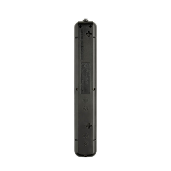 Tripp Lite series Protect It! 7-Outlet Surge Protector, 6 Right-Angle Outlets, 4 ft. (1.22 m) Cord, 1080 Joules, Diagnostic LED, Black Housing