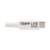 a35f38544ddb445afd267f130b911571 Tripp Lite series USB4 40Gbps Cable (M/M) - USB-C, 8K 60 Hz, 240W PD Charging, White, 1 m (3.3 ft.)