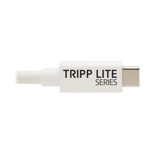 a35f38544ddb445afd267f130b911571 Tripp Lite series USB4 40Gbps Cable (M/M) - USB-C, 8K 60 Hz, 240W PD Charging, White, 1 m (3.3 ft.)