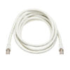 a36d6e119dd00bc8cacc6b235b6e2dd6 Tripp Lite series Cat8 40G Snagless SSTP Ethernet Cable (RJ45 M/M), PoE, White, 15 ft. (4.6 m)