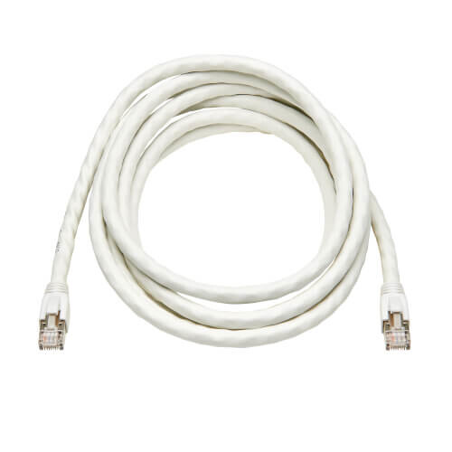 a36d6e119dd00bc8cacc6b235b6e2dd6 Tripp Lite series Cat8 40G Snagless SSTP Ethernet Cable (RJ45 M/M), PoE, White, 15 ft. (4.6 m)