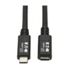 Tripp Lite series USB-C Extension Cable (M/F) - USB 3.2 Gen 1 (5 Gbps), Thunderbolt 3 Compatible, Black, 6 ft. (1.83 m)