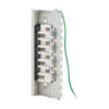 Tripp Lite series Cat6a STP Patch Panel, 8 Ports, DIN Rail or Wall Mount, TAA