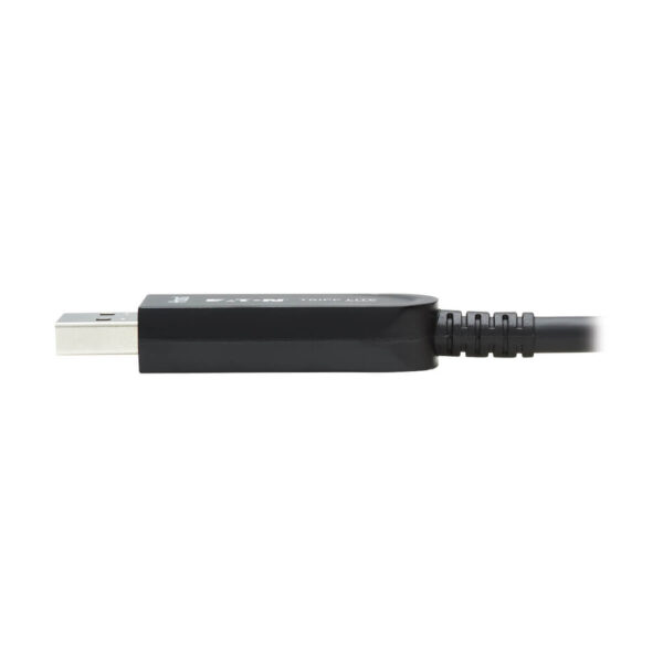 Tripp Lite USB-A to USB-C Plenum Fiber Active Optical Cable (M/M), USB 3.2 Gen 2 10Gbps, Data Only, Black, 10 m (33 ft.) - U428F-10M-D321