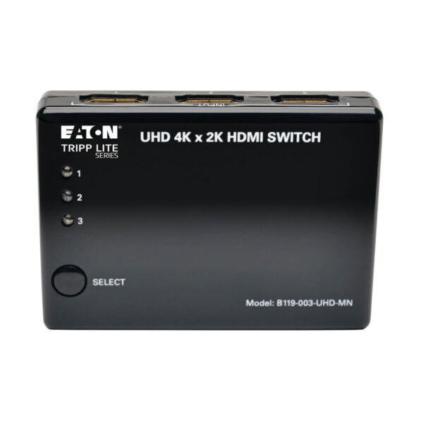 a3ff2f155b1a4a0b6426ec96af5846c7 Tripp Lite series 3-Port HDMI Mini Switch with Remote Control - 4K (HDMI F/3xF), 3D, HDCP 1.4, EDID