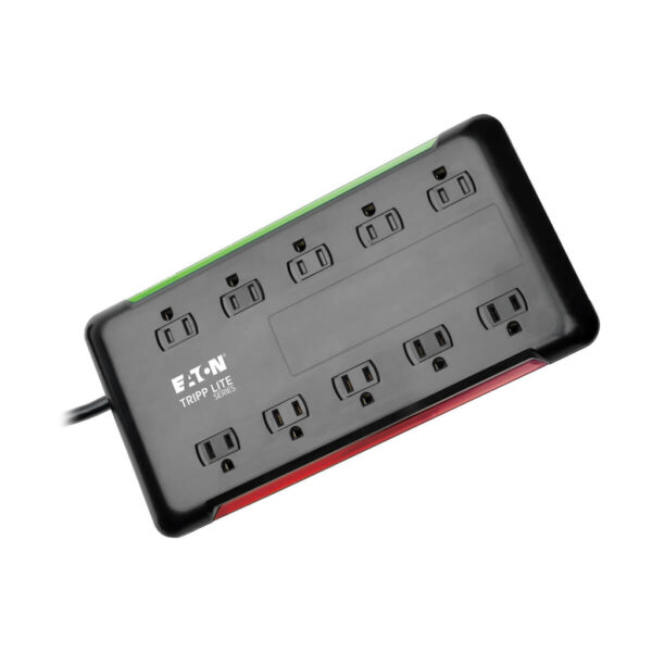 Tripp Lite series Protect It! 10-Outlet Surge Protector, 6 ft. Cord, 2880 Joules, Black Housing