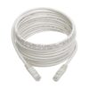 Tripp Lite series Cat6 Gigabit Molded (UTP) Ethernet Cable (RJ45 M/M), PoE, White, 15 ft. (4.57 m)