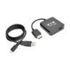 Tripp Lite series 4K HDMI Audio De-Embedder/Extractor with TOSLINK and 3.5 mm Stereo Output, 5.1 Channel, HDCP, 4K 30Hz, 6-in. (15.24 cm)
