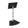 a430e11967bfc47442e326583289e931 Tripp Lite series Secure Tablet Mount Floor Stand, Height-Adjustable, Black/Silver