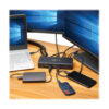 Tripp Lite USB-C Triple-Display Dock, 4K 60 Hz HDMI/DisplayPort, VGA, USB 3.2 Gen 2 Hub, GbE, 100W PD Charging, Antibacterial - U442AB-DOCK9