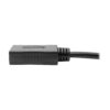 Tripp Lite series Keyspan Mini DisplayPort to DisplayPort Adapter, 4K 60 Hz, Black (M/F), 6-in. (15.24 cm)