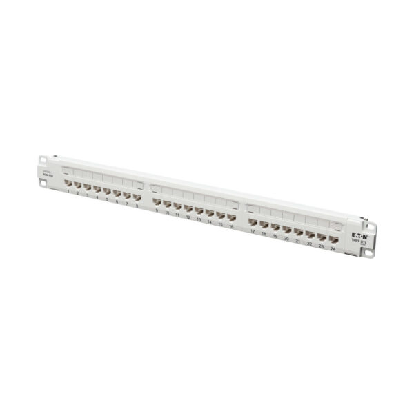 a4e45d7e58be0b1767dd5eb6e1d6599d Tripp Lite series 24-Port Cat6 Patch Panel - 4PPoE Compliant, 110/Krone, 568A/B, RJ45 Ethernet, 1U Rack-Mount, White, TAA