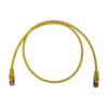 a4e7f492176b7a8c0b9156aed11dba42 Tripp Lite series Cat6a 10G Snagless Shielded Slim STP Ethernet Cable (RJ45 M/M), PoE, Yellow, 3 ft. (0.9 m)