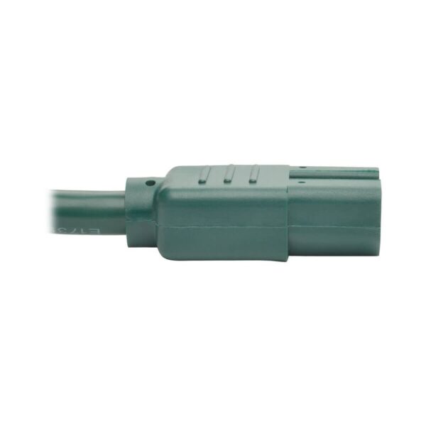 Tripp Lite series Power Cord C14 to C15 - Heavy-Duty, 15A, 250V, 14 AWG, 6 ft. (1.83 m), Green