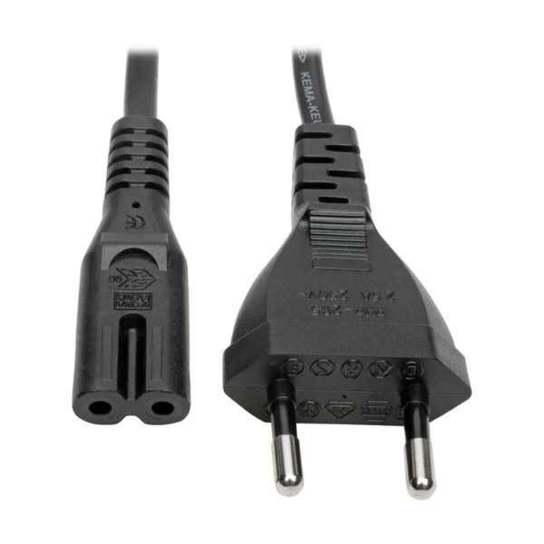 Tripp Lite series European Computer Power Cord, C7 to Schuko, 2.5A, 250V, 18 AWG, 6 ft. (1.83 m), Black