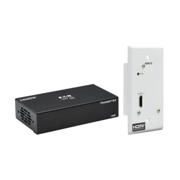 a53c606acf9f8c4231f5d11e98cdaee8 Tripp Lite DisplayPort to HDMI over Cat6 Extender Kit, Box Transmitter/Wall Plate Receiver, 4K 60 Hz, PoC, HDCP 2.2, 230 ft., TAA - B127A-1A1-BDFH