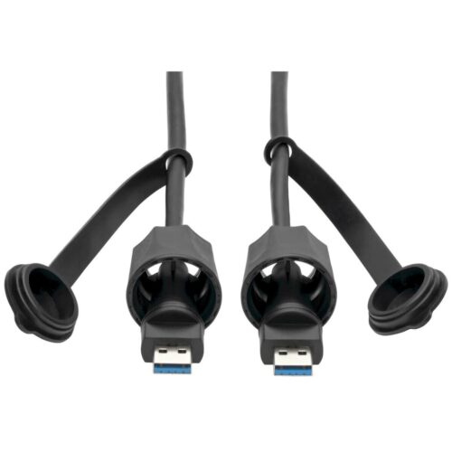 a5468e7d9d8b3d92c695192b38b516c3 Tripp Lite series USB 3.0 SuperSpeed A to A M/M Cable, Industrial - IP68, Shielded, 3 ft. (0.91 m), TAA