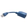 Tripp Lite series Cisco Console Rollover Cable Adapter (RJ45 M/F) - Blue, 5 in.