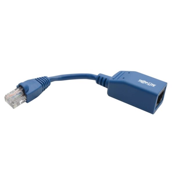 Tripp Lite series Cisco Console Rollover Cable Adapter (RJ45 M/F) - Blue, 5 in.