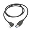 a556143e33e5d2bad3ba1df465c90436 Tripp Lite series USB-C to USB-A Cable (M/M), Right-Angle C, USB 3.2 Gen 1 (5 Gbps), Thunderbolt 3 Compatible, 3 ft. (0.91 m)