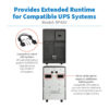 Tripp Lite series 48V Extended Battery Module (EBM) for SU1500XLCD SmartOnline UPS System, Tower