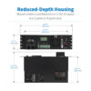 a59b3c7c0efcc2f0bbf36ca3fa575ac0 Tripp Lite series 120VAC 48VDC 2000VA 1600W Extreme Temperature Network UPS for Industrial and Traffic Networks, 3U, Hardwire